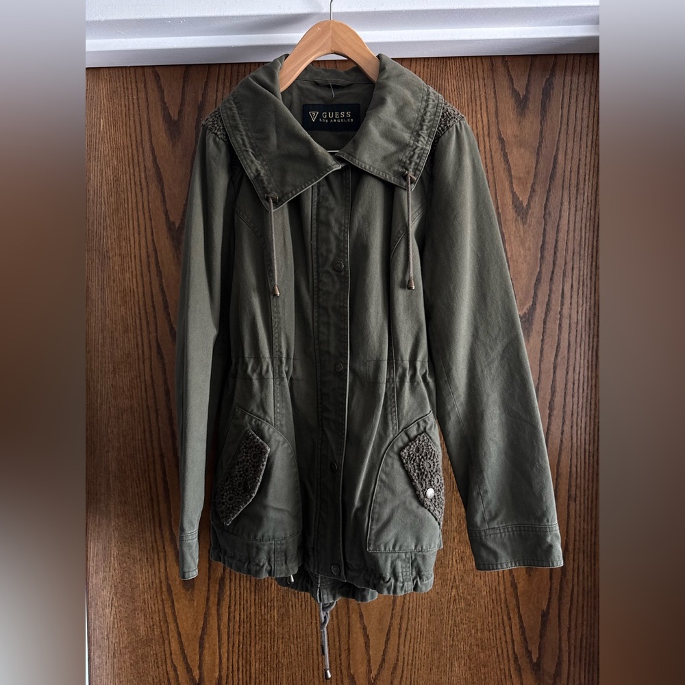 Vintage Guess Los Angeles Multi Pocket Cargo / Military / Utility Jacket